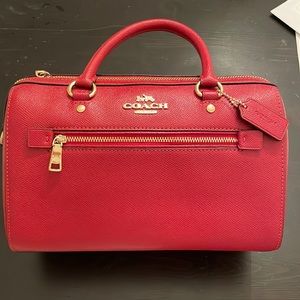 Red Coach Bag